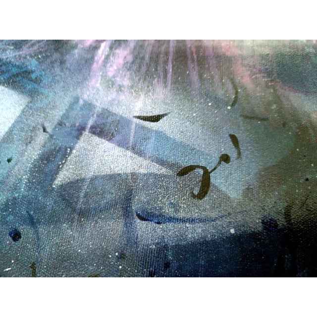 Ovidiu Kloska, Arabian Night, Mixed Media on Canvas For Sale - Image 9 of 11