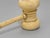 Maritime-Engraved Masonic Ceremonial Gavel - Carved Organic Material, Circa 1880 For Sale In Providence - Image 6 of 9
