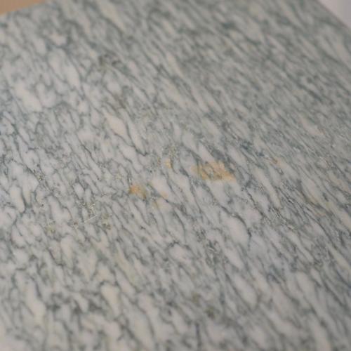 Antique French Bedside Table with Marble and Porcelain Top, 1890s For Sale - Image 4 of 17