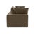 Boho Chic Cali Chocolate Brown Performance Velvet Modular Loveseat For Sale - Image 3 of 7
