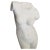 Classical Female Plaster Torso Figural Bust Sculpture on Wood Base, Mma For Sale - Image 9 of 14