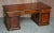 Mid 19th Century Restored 19th Century Antique Russian Mahogany & Gilt Metal Partner Desk With Leather Armchair For Sale - Image 5 of 12