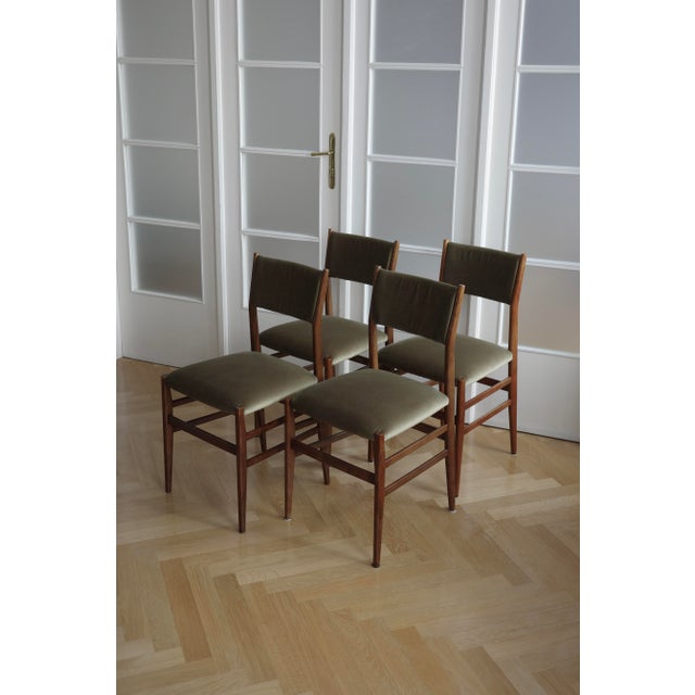 Mid-Century Modern Italian Leggera Chairs by Gio Ponti for Cassina, 1960s, Set of 4 For Sale - Image 9 of 9