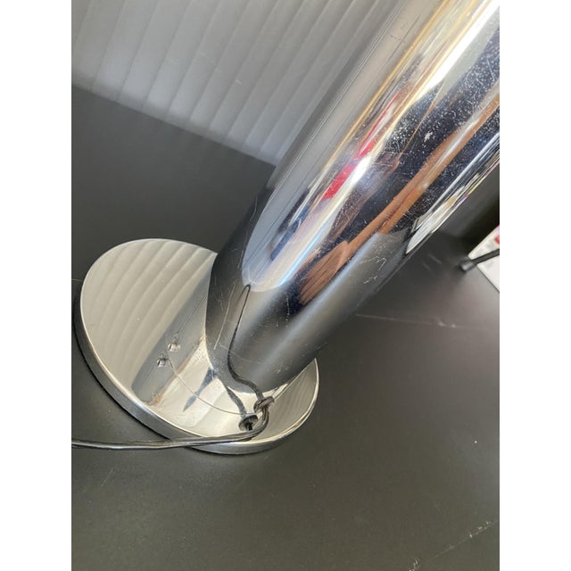 Vintage Chrome Flame Lamp in the style of Goffredo Reggiani, 1970s For Sale - Image 18 of 18