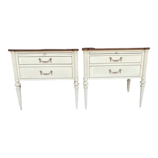 Hickory Chair Left Bank Side Tables - a Pair For Sale