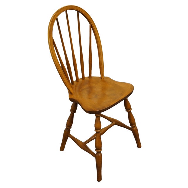 S. Bent Bros. Gardener, Mass. Colonial Style Maple Spindle Back Accent