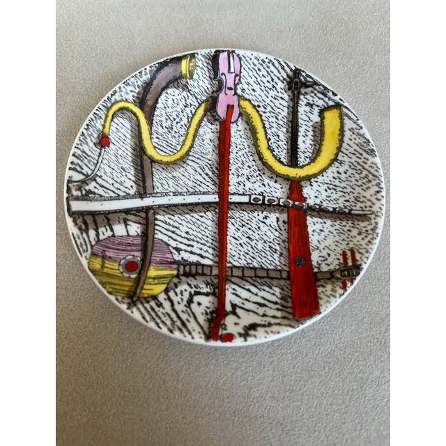 1960s 1960s Fornasetti Vintage Orchestra Coasters - Set of 4 For Sale - Image 5 of 9
