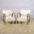 This refined pair of art deco armchairs, dating back to the 1930s, perfectly embodies the modernist aesthetic of the early...