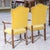 Armchairs in Carved Wood and Yellow Velvet, 1980s, Set of 2 For Sale - Image 18 of 18