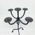 Metal Hand Forged Iron Candelabra 23.5″ (60cm) Antique Copper Finish 5-Arm Grand Banquet Centerpiece & Wedding Decor For Sale - Image 7 of 9