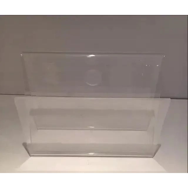 1970s Circa 1970 French Plexiglass Magazine Rack For Sale - Image 5 of 9