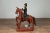Vintage Burmese Polychrome Carved Wooden Statue of a Warrior on his Horse For Sale - Image 11 of 13