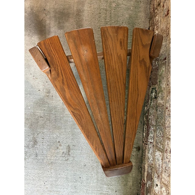 1960s Brutalist Wooden Side Table, Netherlands For Sale - Image 10 of 18