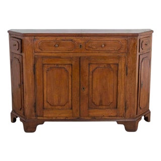 19th Century Italian Tuscan Walnut Sideboard For Sale
