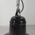 Industrial Hanging Lamp with Enamelled Steel Shade, 1950s For Sale - Image 4 of 18