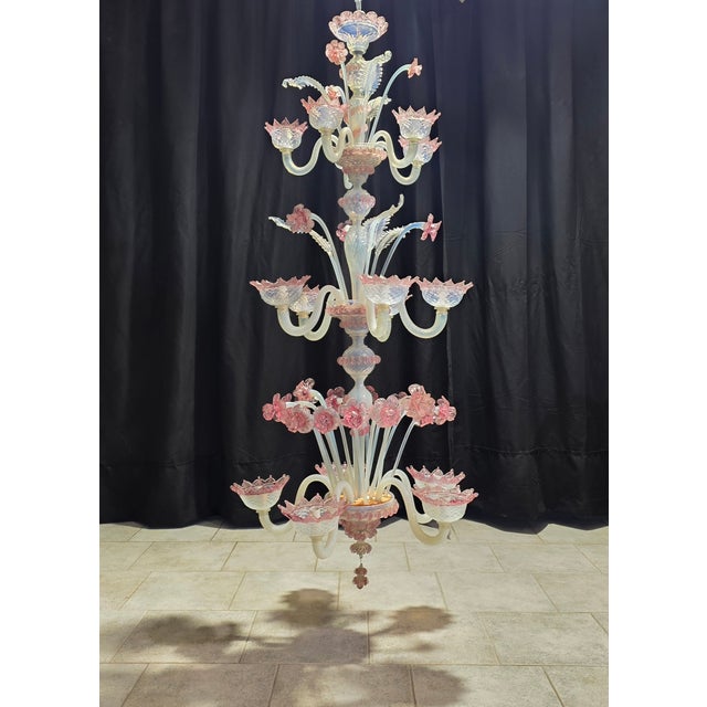 Vintage Murano Chandelier, 1980s For Sale - Image 16 of 16