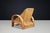 Gold Vintage Italian Bamboo and Rattan Lounge Chair, Italy, 1970s For Sale - Image 8 of 9