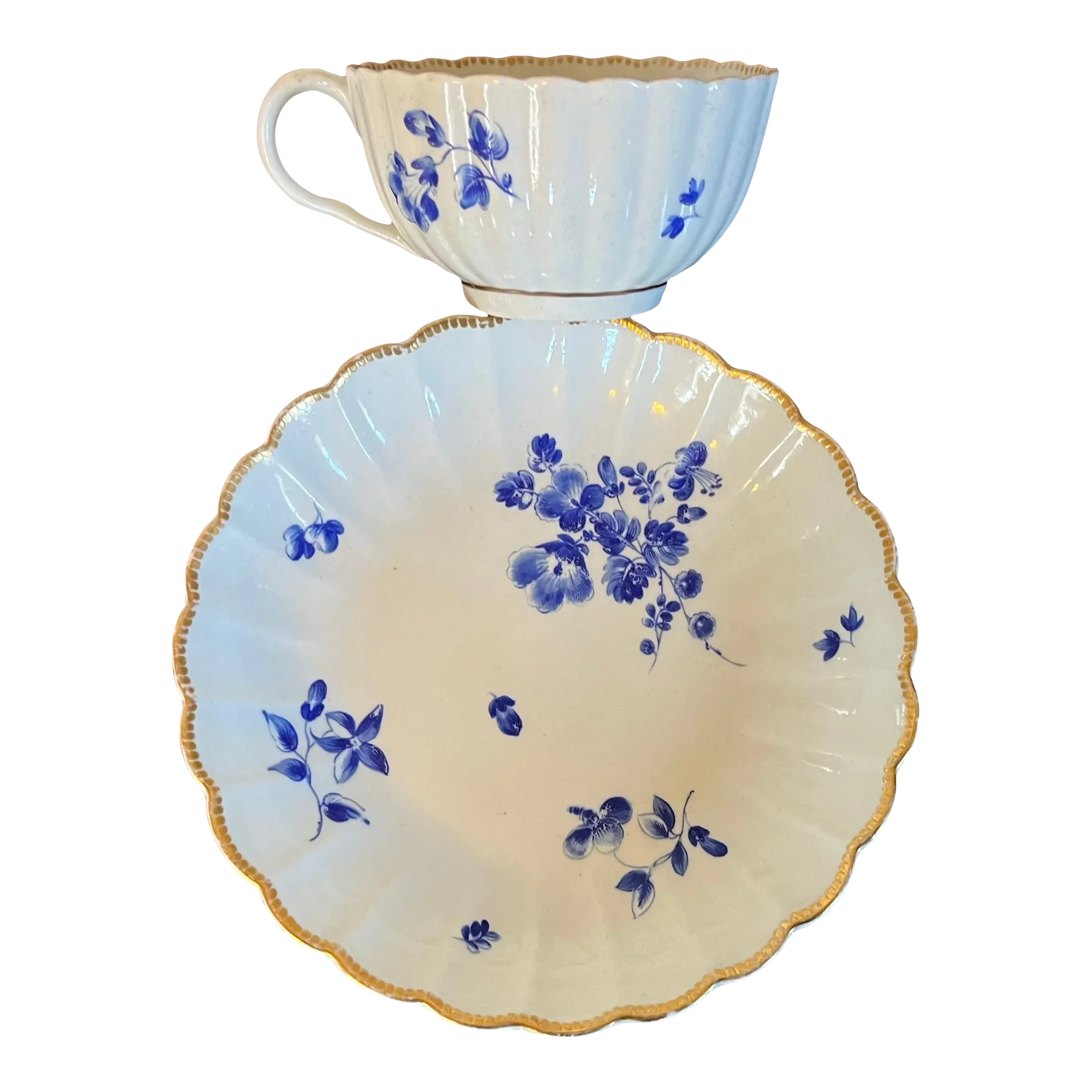 初期 WORCESTER Cup&Saucer(1775年頃) 初期 WORCESTER Cup&Saucer(1775年頃)