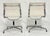 Metal Pair Eames Aluminum Group Swivel Chairs for Herman Miller, Vitra Italy For Sale - Image 7 of 18