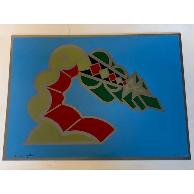 Renato Volpini, Dreamlike Element, Silkscreen on Plastic, 1970s For Sale - Image 3 of 11
