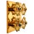 Brass Wall Light / Flush Mount from Orrefors, 1960s For Sale - Image 9 of 9
