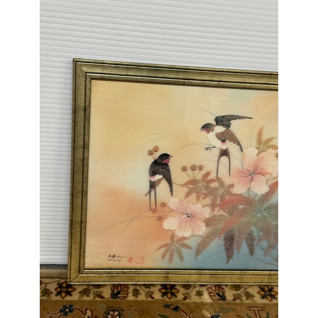 1980s Johnny Lung Watercolor Painting, Framed For Sale - Image 5 of 11
