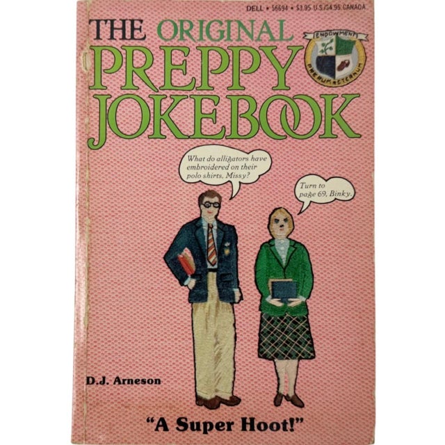The Original Preppy Jokebook d.j. Arneson 1981 First Printing Dell Paperback For Sale - Image 11 of 11
