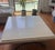 Beautiful Marble Square Coffee Table with iron base, 48 x 48, used – good condition, thick marble, large-scale design,...