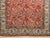 Vintage Persian Qum Area Rug, Hand-Knotted Wool, Allover Paisley & Vine Pattern, 5x7, Red & Ivory For Sale - Image 15 of 18