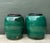 Vintage Green Glazed Earthenware Vessels - A Pair For Sale - Image 10 of 18