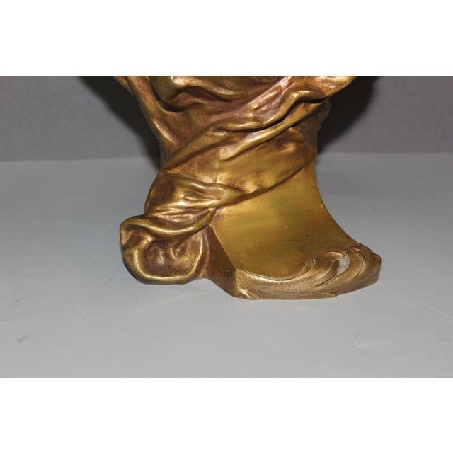 Luigi Balliani, Sculpture The Girl with the Bicorne Hat, 1900, Bronze For Sale - Image 9 of 14