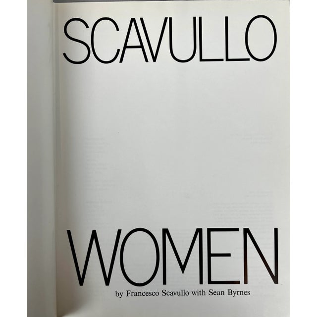Scavullo Women published in 1982 by Harper & Row, New York. Written by Francesco Scavullo, with 46 of his portraits and...
