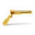 1990s Mellerio French Rifle 18k Yellow Gold Brooch For Sale - Image 4 of 6
