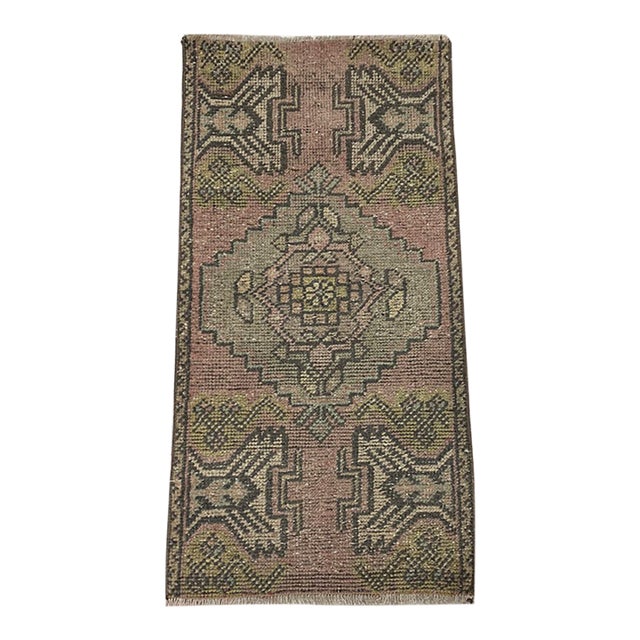 Oushak Kurdish Wool Carpet For Sale