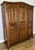 Vintage French Louis XVI Style Carved Oak 3-Door Wardrobe For Sale - Image 4 of 16