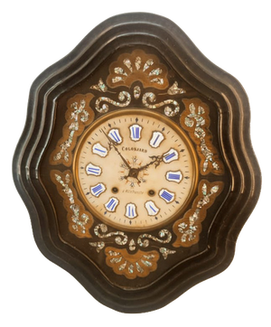 Vintage Wall Clock in Wood