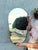 Vintage Italian Oval Mirror, 1950 For Sale - Image 3 of 6