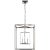 Osborne Lantern in Polished Nickel Designer: Chapman & Myers Canopy: 5.5" Square Mounting: Chain Shade Detail: No Option...