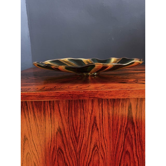 Round Murano Glass Centerpiece Plate, 1980s For Sale - Image 9 of 12