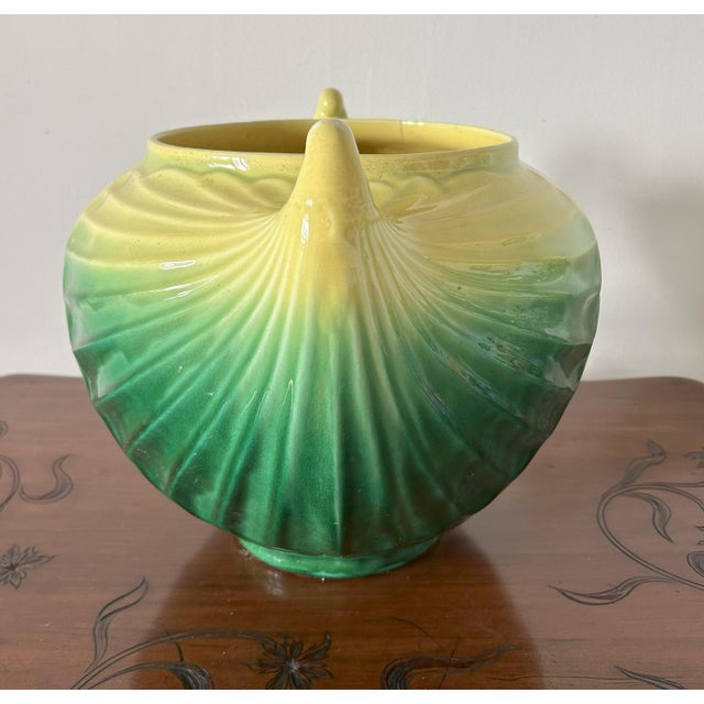 Large Art Nouveau Ceramic Cachepot by Christopher Dresser for S.C.I. Laveno, c. 1910 For Sale - Image 5 of 15