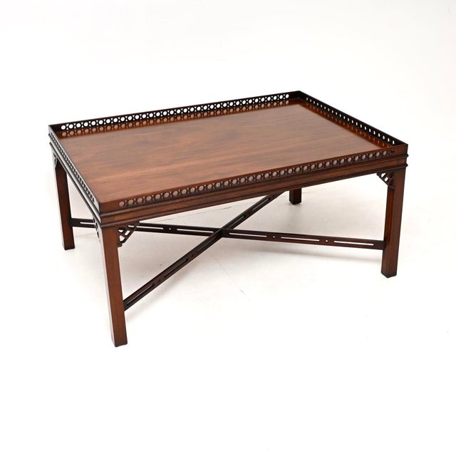 Georgian Style Coffee Table, 1950 For Sale - Image 11 of 11