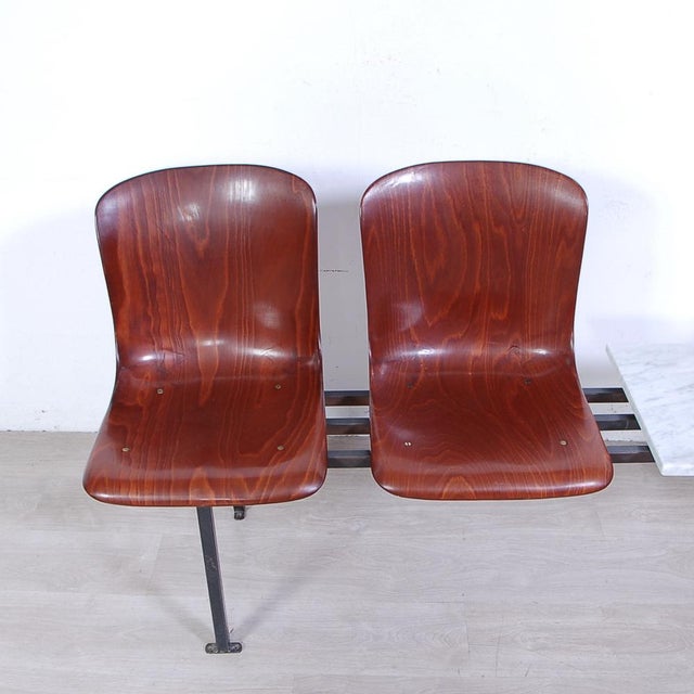 Three Seats with Marble Table Bench from Pagholz, 1960s For Sale - Image 9 of 18