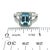 Natural Finely Faceted Quality Topaz Diamond Ring 6.5 14k W Gold 5.17 TCW Certified $3,950 308477 This is a one of a Kind...