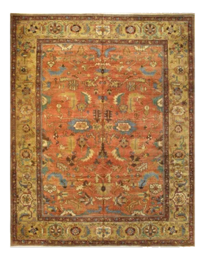 Pasargad N Y Serapi Design Hand-Knotted Rug - 11'2" X 14'