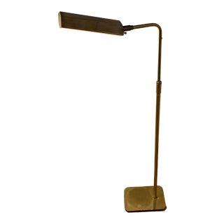 Vintage Anthony Howard for Koch & Lowy Brass Adjustable Floor Lamp For Sale