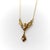 Late 19th Century Victorian 14k Gold Filigree and Old European Cut Diamond Pendant Necklace For Sale - Image 4 of 9