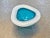 Ashtray in Opaline and Turquoise Murano Glass by Archimede Seguso, 1950s For Sale - Image 3 of 9