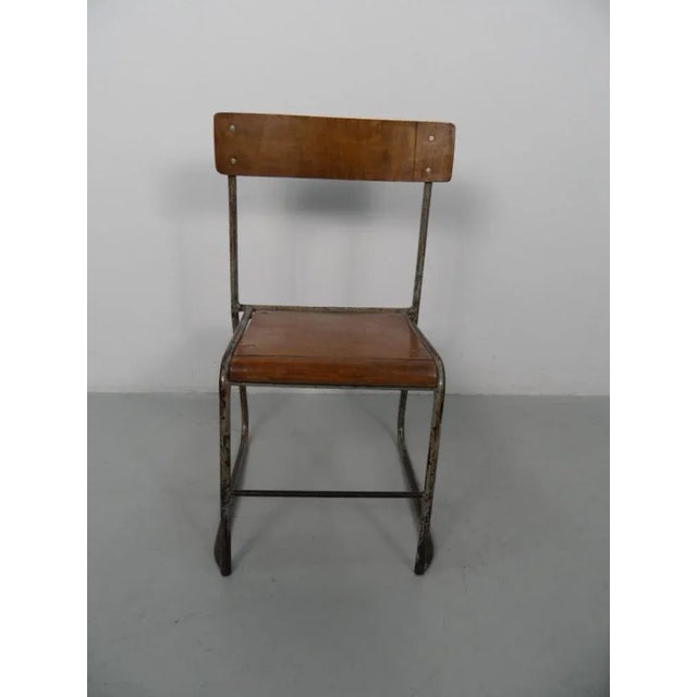Industrial Children's Chair, 1950s For Sale - Image 6 of 7
