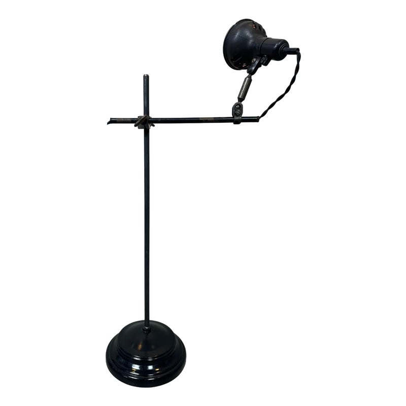 Industrial Bakelite Table Lamp From Singer