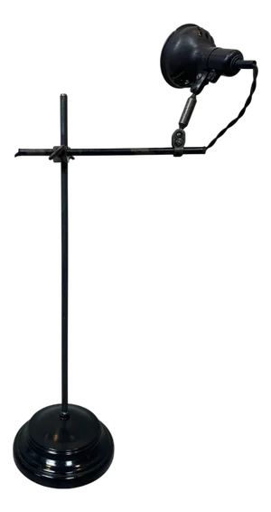 Industrial Bakelite Table Lamp from Singer